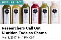 Researchers Call Out Nutrition Fads as Shams