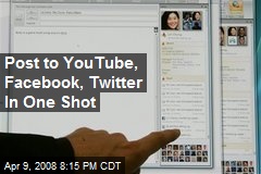Post to YouTube, Facebook, Twitter In One Shot