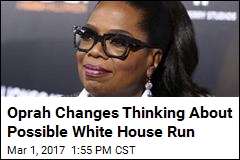 Oprah for President? She&#39;s Not Saying No Anymore