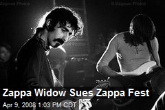 Zappa Widow Sues Zappa Fest
