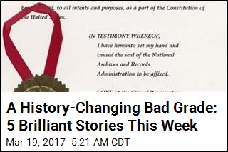 A History-Changing Bad Grade: 5 Brilliant Stories This Week