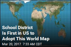School District Is First in US to Adopt This World Map