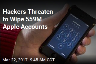 Hackers Threaten to Wipe 559M Apple Accounts