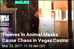 Suspects in Animal Masks Attempt Heist in Vegas Casino