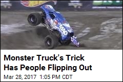 Watch Monster Truck Complete a Historic Flip