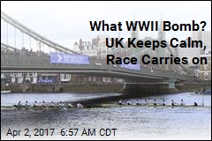 WWII Bomb or Not, UK Race Will Carry on