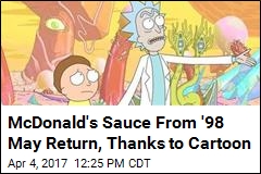 Cartoon Pleads for 20-Year-Old Mickey D&#39;s Sauce, May Get It