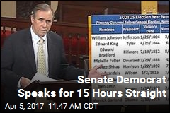 Senate Democrat Speaks for 15 Hours Straight