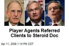 Player Agents Referred Clients to Steroid Doc