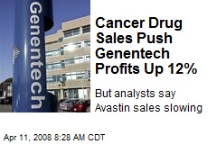 Cancer Drug Sales Push Genentech Profits Up 12%