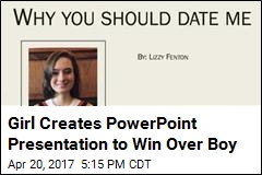 Girl Creates PowerPoint Presentation to Win Over Boy