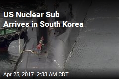 US Nuclear Sub Arrives in South Korea