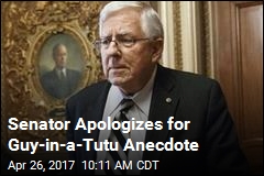 Senator Apologizes for Guy-in-a-Tutu Anecdote