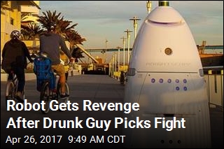 Robot Gets Revenge After Drunk Guy Picks Fight