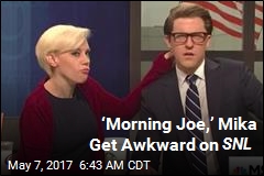 &lsquo;Morning Joe,&rsquo; Mika Get Awkward on SNL
