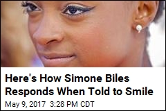 Here&#39;s How Simone Biles Responds When Told to Smile