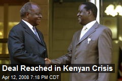 Deal Reached in Kenyan Crisis