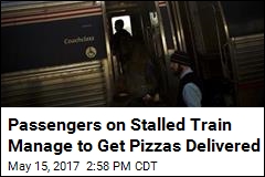 Pizza Guy Delivers 2 Pies to Passengers on Stalled Train