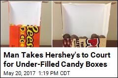 Man Takes Hershey&#39;s to Court for Under-Filled Candy Boxes
