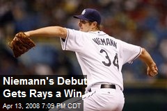 Niemann's Debut Gets Rays a Win