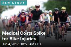 Medical Costs Spike for Bike Injuries