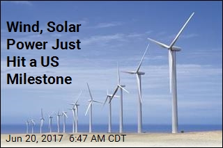 Wind, Solar Power Just Hit a US Milestone