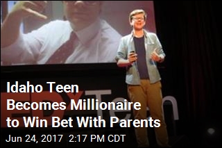 Idaho Teen Becomes Millionaire to Win Bet With Parents