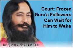 Body of Indian Guru Will Stay in Freezer