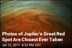 Jupiter&#39;s Great Red Spot Gets Its Closeup