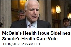 McCain Sidelined, McConnell Stalls Senate&#39;s Health Bill Vote