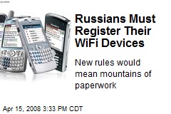 Russians Must Register Their WiFi Devices