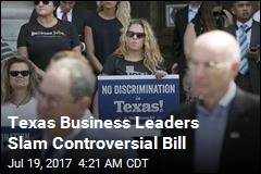 Business Leaders Slam Texas &#39;Bathroom Bill&#39;