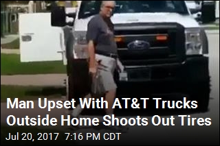 Florida Man Opens Fire on AT&amp;T Trucks in Front of Home