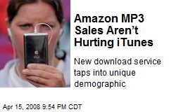 Amazon MP3 Sales Aren&rsquo;t Hurting iTunes