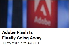 Adobe Flash Is Finally Going Away