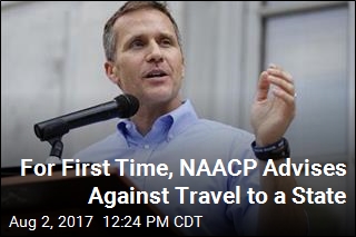 For First Time, NAACP Advises Against Travel to a State
