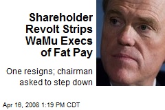Shareholder Revolt Strips WaMu Execs of Fat Pay