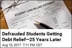 Students Getting Debt Relief&mdash;25 Years Later