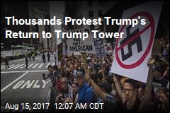 Thousands Protest Trump&#39;s Return to Trump Tower