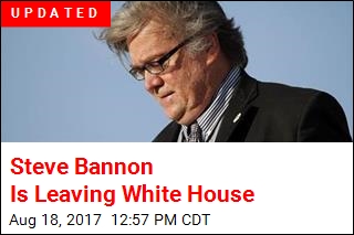 Steve Bannon Is Leaving White House