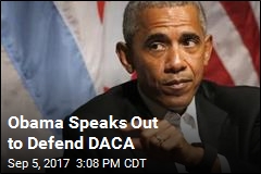 Obama Speaks Out to Defend DACA