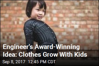 Student Designs Clothes That Grow Along With Kids