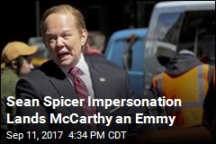 Sean Spicer Impersonation Lands McCarthy an Emmy