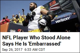 Steelers Player Didn&#39;t Mean to Stand Alone During Anthem