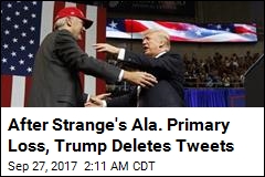 Trump Deletes Pro-Strange Tweets After Primary Loss