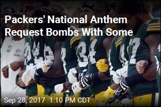 Packers Fans Not Happy About Team&#39;s Anthem Request