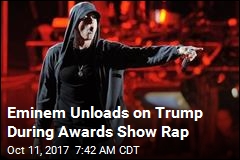 Eminem Unloads on Trump During Awards Show Rap