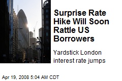 Surprise Rate Hike Will Soon Rattle US Borrowers