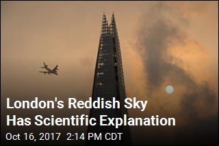 London&#39;s Reddish Sky Has Scientific Explanation
