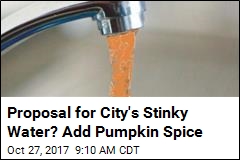 Bugged by City&#39;s Smelly Water, a Call to Add Pumpkin Spice